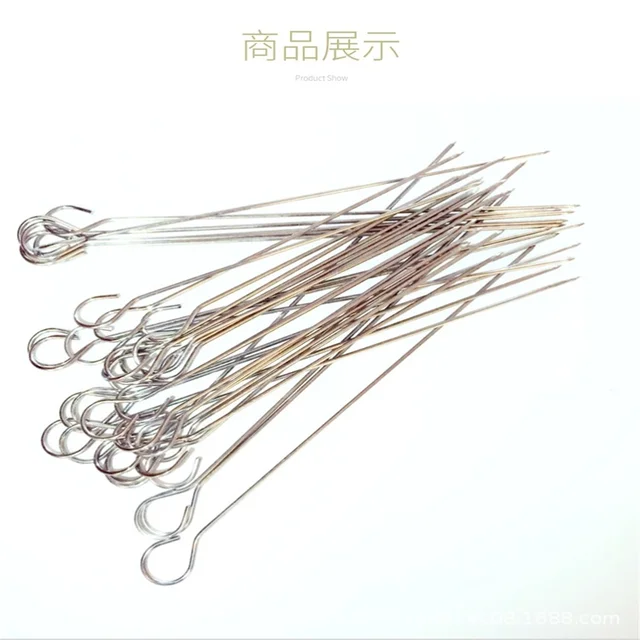 20Db 304 Rozsdamentes Acél Grillező Jelző Kemence Gyűrű 9 Alakú Jel Horgos Nyárs Birka Kacsa Nyak Sült D - Image 5