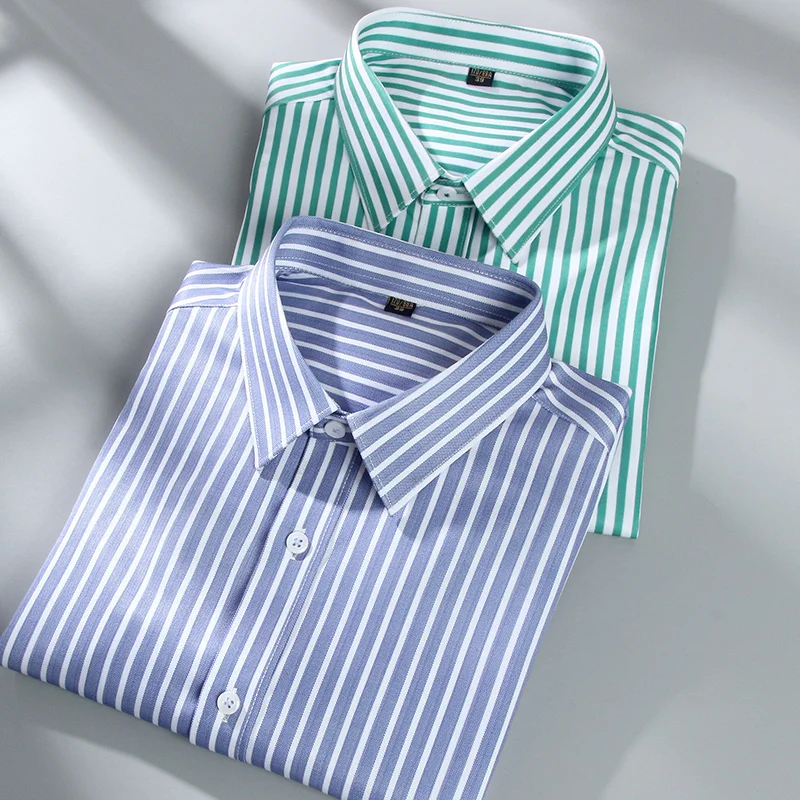Summer High Quality New Arrival Fashion Male Young Formal Casual Men's Shirt Short Sleeve High Elasticity Social Blouse