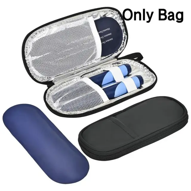 Sac réfrigérant portable, pochette isotherme, protection pour insuline, boîte de voyage imperméable pour insuline, boîte réfrigérante grande capacité 1