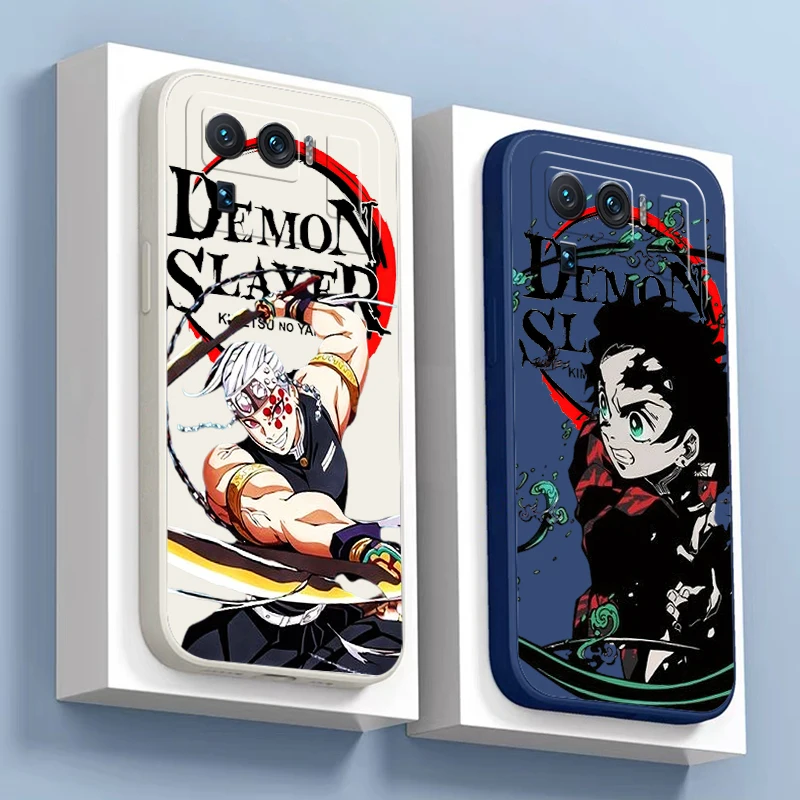 

Demon Slayer Uzui Tengen Phone Case For Xiaomi Mi 13 Mi 12 12s Mi 11 11T 10T 10S 10 Pro Ultra Lite Funda Liquid Silicone Shell