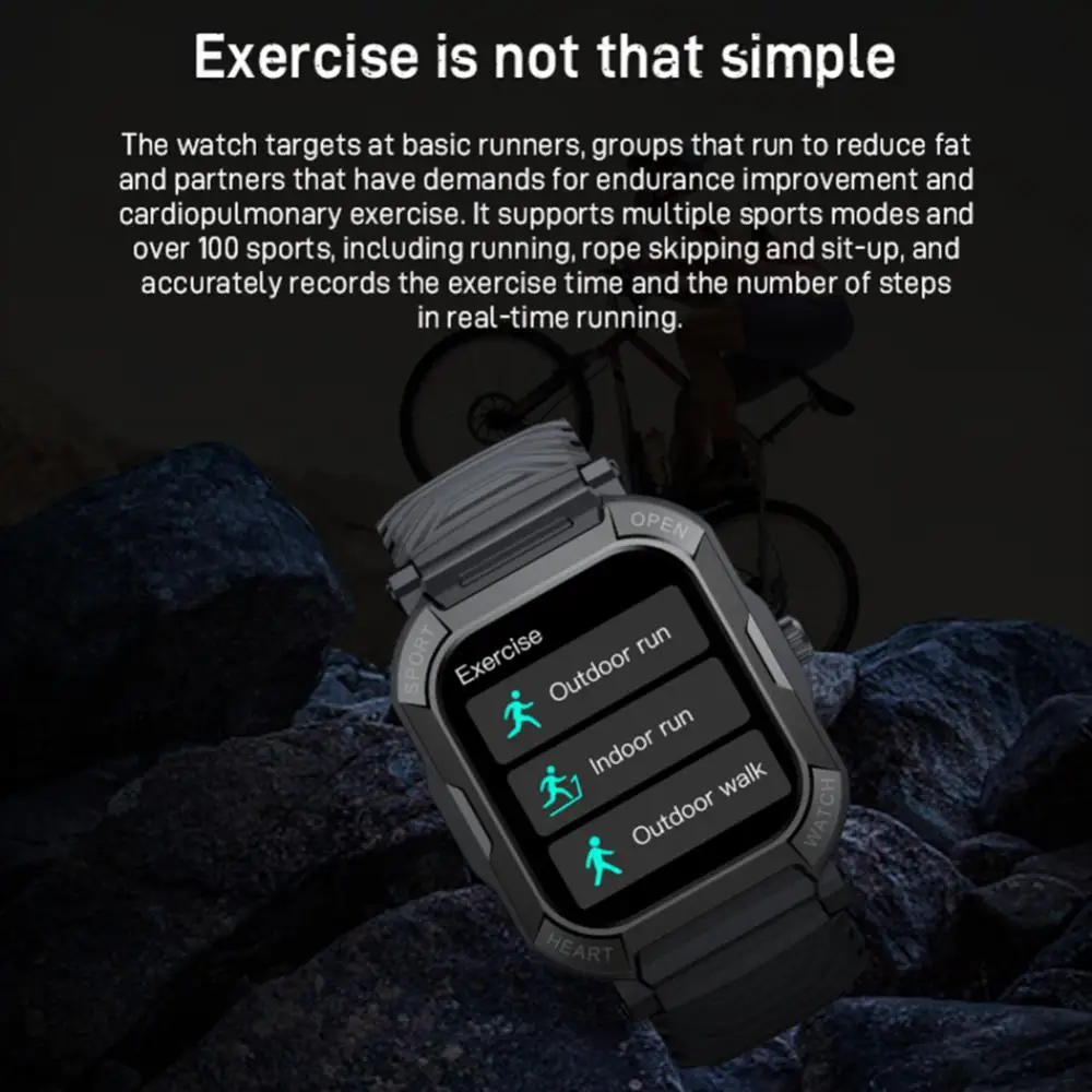 UGUMO H30  Ʈ ġ  ȭ  ڵ   ͸ ƮϽ  Smartwatch