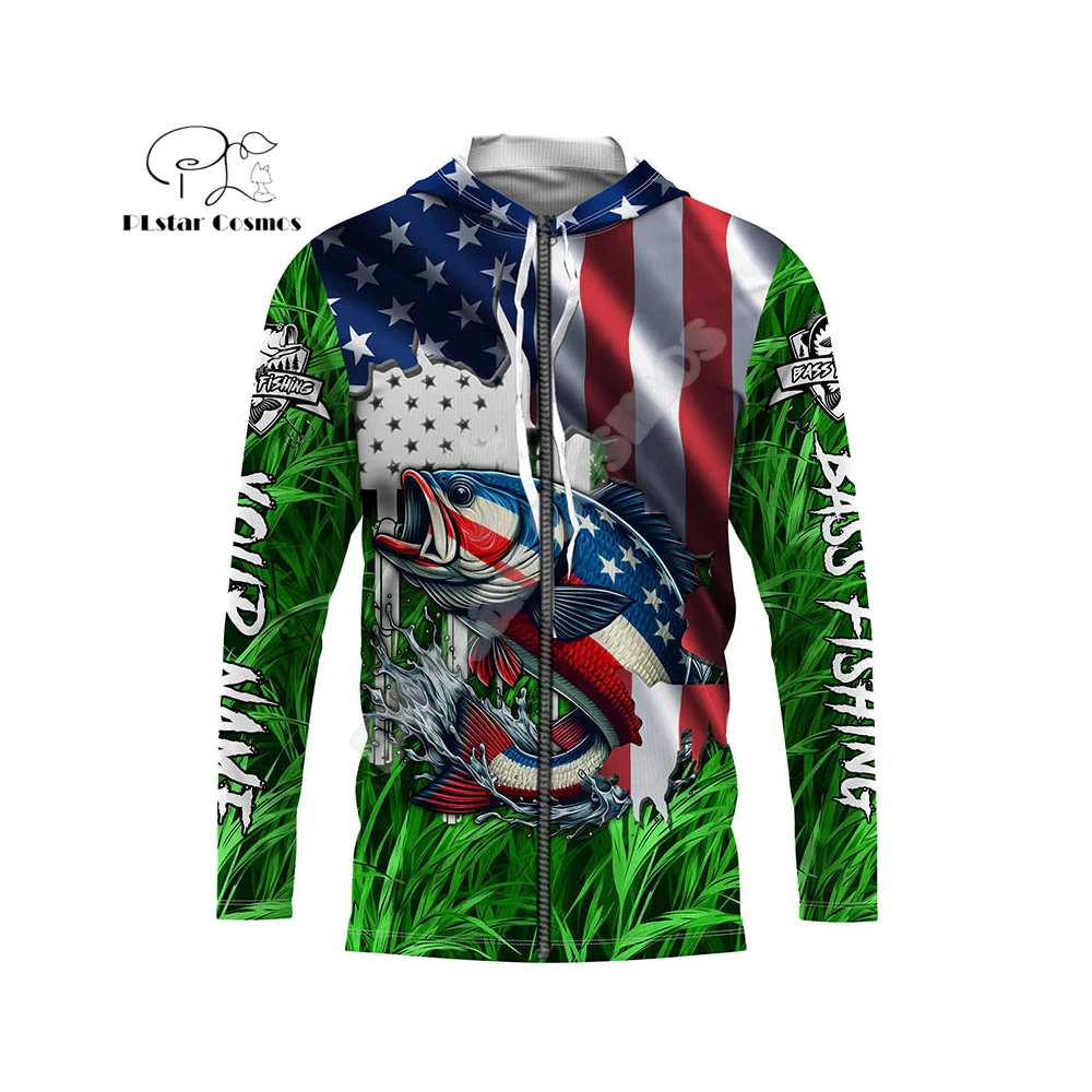 Custom Name Animal Fishing Mahi Graffiti Fish Tattoo Retro Tracksuit Vintage 3DPrint Pullover Harajuku Casual Hoodies Jacket J9