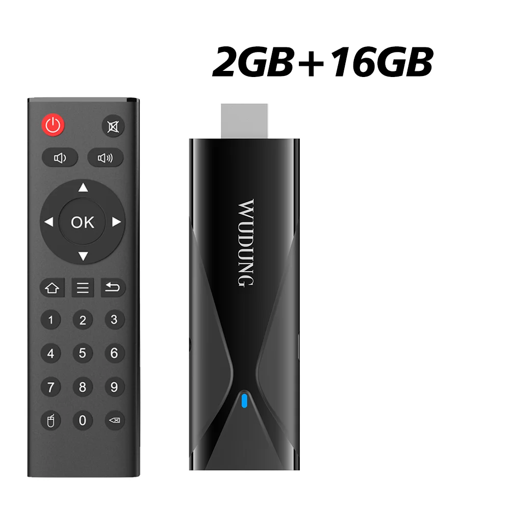 WUDUNG TX8 TV Stick Allwinner H313 2G+16G 4K HD Smart Android Mini