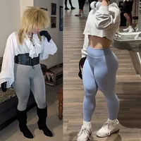 New Seamless Push Up Sport Leggings For Women High Waist Tummy Control Gym Workout Fitness Tights Stretchy Peach Butt Yoga Pants 2