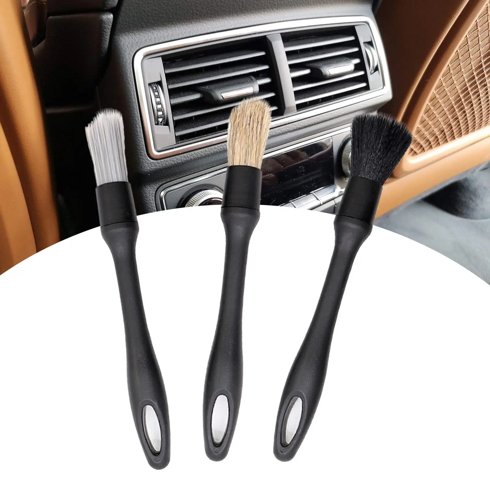 

Multi-Functional Auto Detail Brushes Auto Interior Brush for Wheels Car