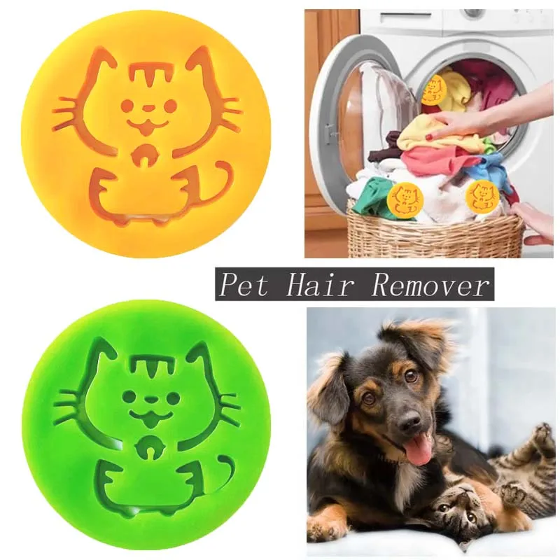 Pet Hair Remover Washing Machine Hair Remover Reusable Cat Dog Fur Lint Clothes Dryer Cleaning Laundry Tools