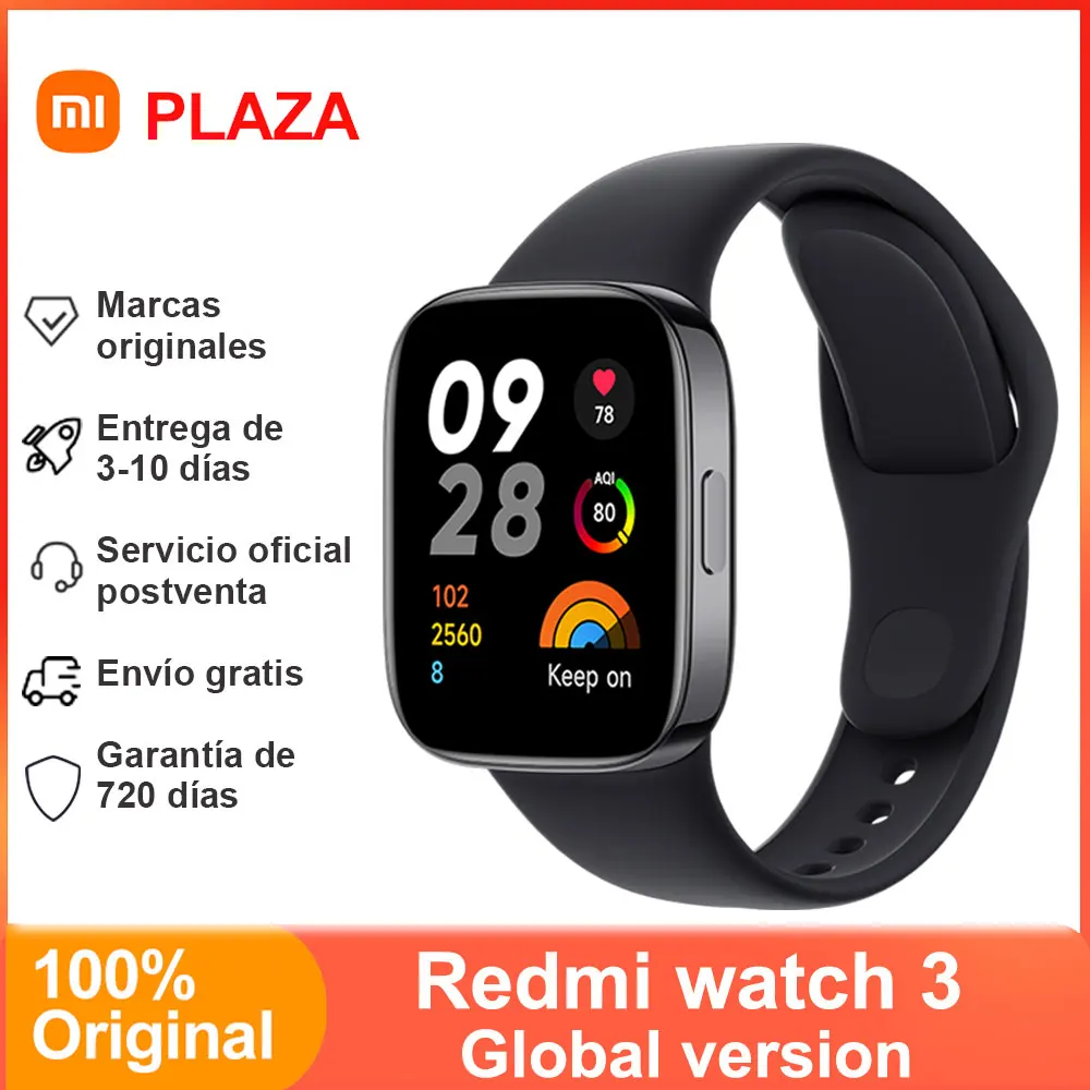  Xiaomi Redmi Watch 3 - Reloj inteligente con Alexa integrado  para hombres y mujeres, rastreador de actividad física con GPS con más de  120 modos deportivos, monitor de sueño de frecuencia