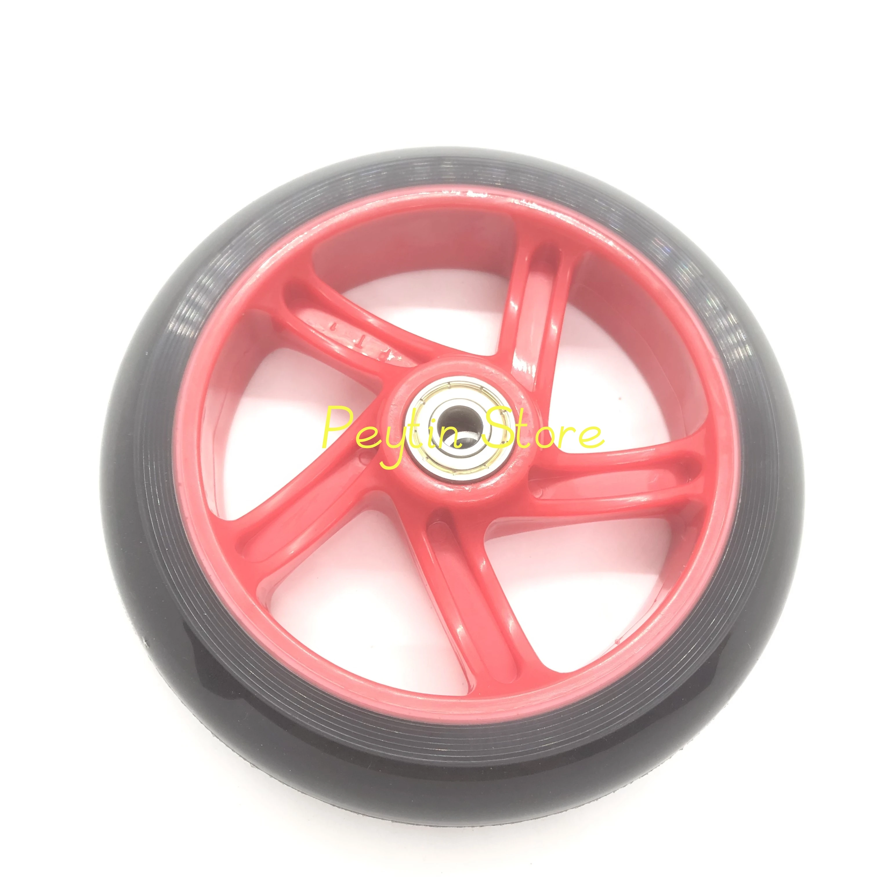 Roda de Borracha para Carrinho Acessórios de Roda de Rolamento Rolamento 145 mm Diâmetro mm Diâmetro Interno Pcs
