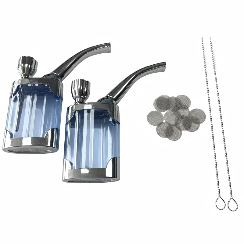 Premium Acrylic Smoking Pipe with Microfilter and Tar Reduction System
