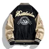 New Baseball Jacket Men Fashion Embroidered Jackets Coats High Street Outwear Man Bomber Jacket Hip Hop Clothing Top 4