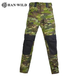 Military Tactical Cargo Pants Men US Army Camouflage Trousers Multi Pockets Wear-Resistant Waterproof Pant Male Hiking Pants