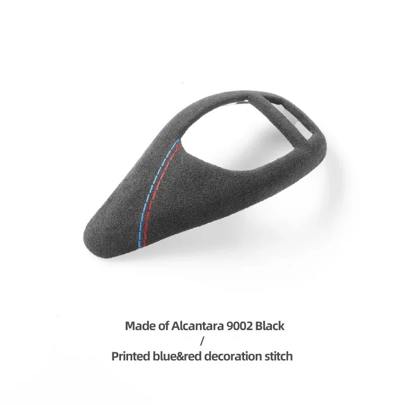 Betterhumz 자동차 기어 시프트 노브 커버 트림 BMW F20 F30 F10 F31 F32 F36 F34 F22 X3 X4 X5 X6 스웨이드 패널 인테리어 액세서리