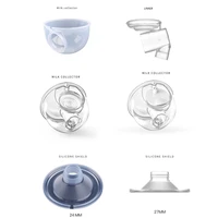 Silicone Horn Diaphragm Duckbill Valves Silicone Membrane Milk Collector Nursing Cup Joint Breastpump Replacements 1
