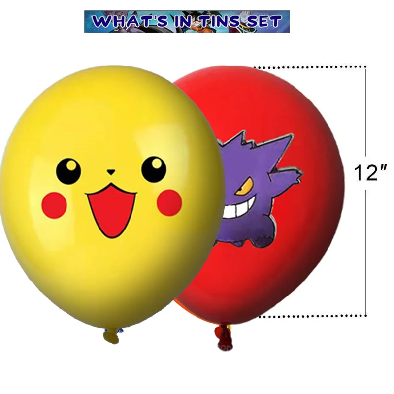 Conjunto 5 Globos Pokémon 2