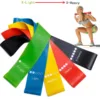 5PCS Rubber Bands for Fitness Resistance Strips for Training Elastic Band for Pulling Up Pull-up Band Exercise Leagues LLD04 3