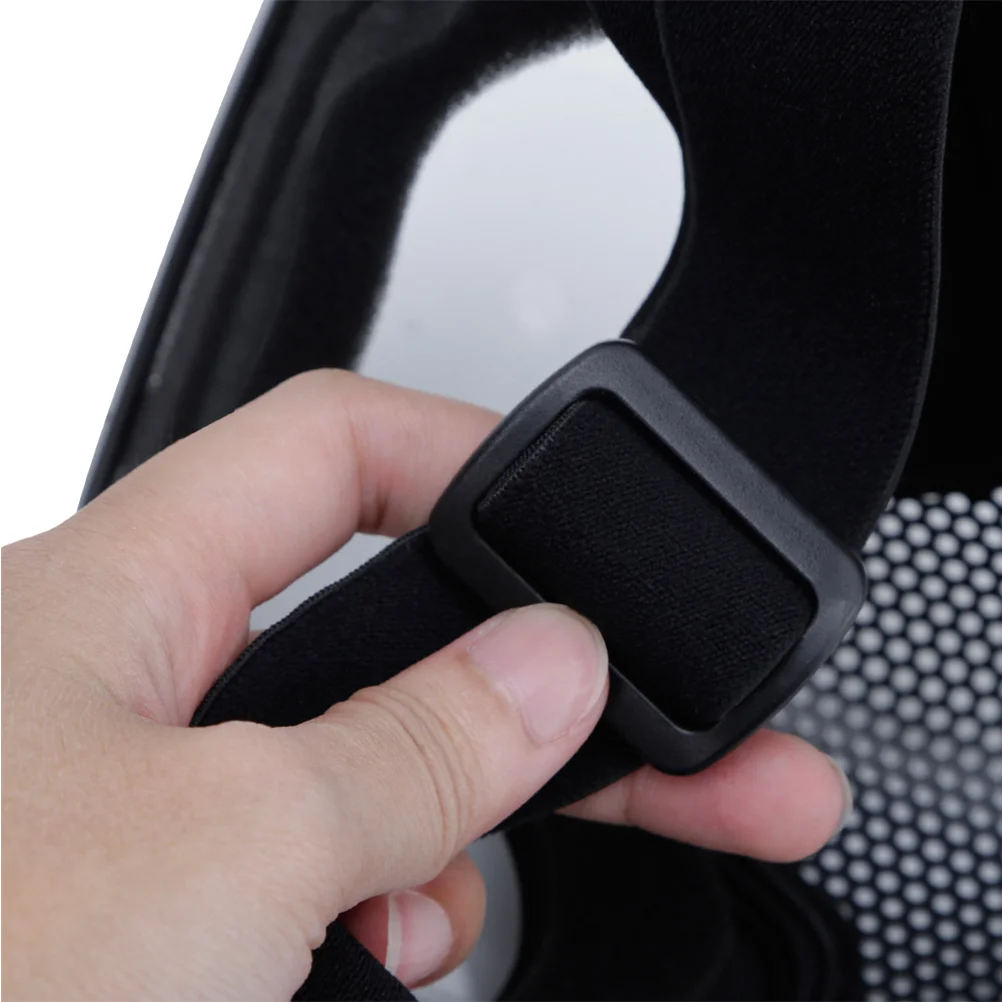1PC Dual Mode Combat Mask Outdoor Game Mask Gear Steel Screen Protective Unisex Outdoor Game for Man Women (Black)