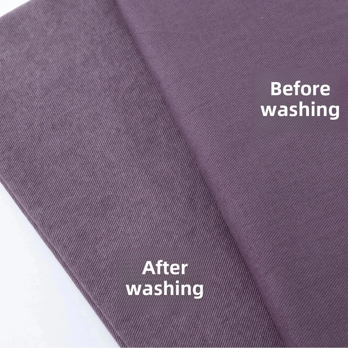 Cotton Twill Non-Elastic Woven Denim Fabric for Autumn Winter Outerwear Jacket Shirt Pants Material No Stretch Slant Pattern