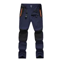 Mens Quick-dry Summer Hiking Climbing Pants -stretch Lightweight Trekking Trousers With Color Block Design Tactical Size 4XL 5XL 1