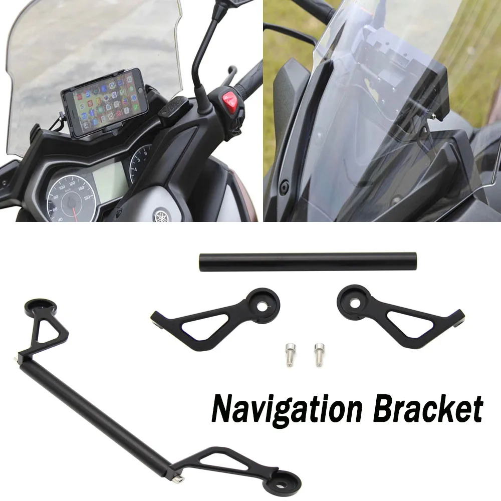 

FOR YAMAHA X-MAX 300 XMAX 300 GPS/SMART PHONE Navigation Bracket BLACK