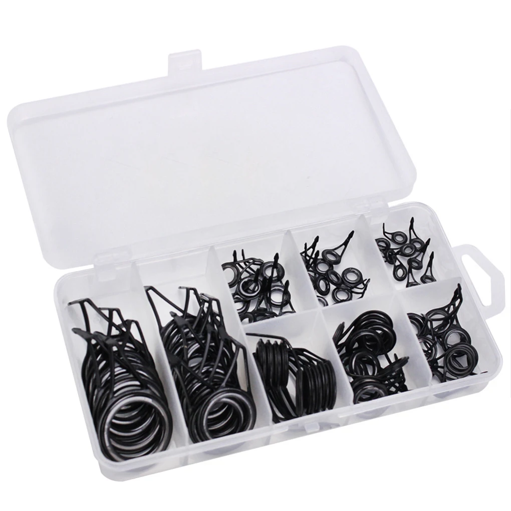 Fishing Rod Guide Ring Ceramic Repair Kit Line Freshwater Box Resistant