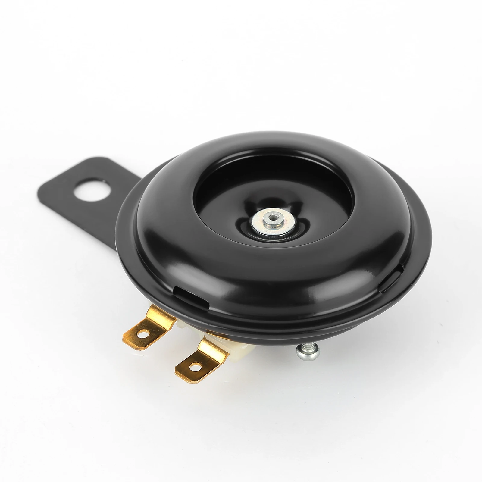 Motorcycle electric horn Universal Motorcycle Horn Speaker 6V 105dB Round Waterproof Siren for Scooter Moped ATV Cross-Country Bike