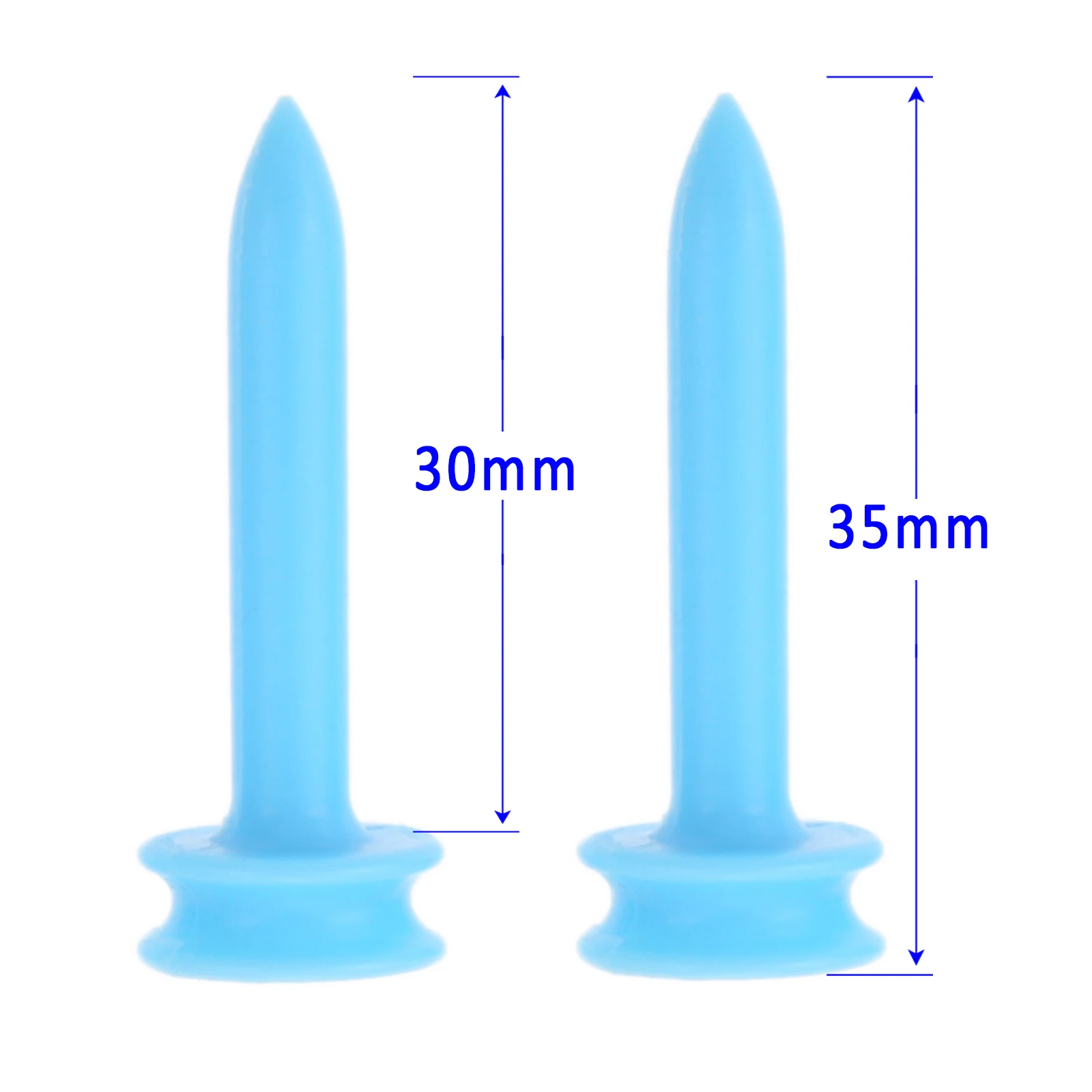 50Pcs Professional Multi-function Golf Training Tee 35mm Durable Plastic Golf Tees Outdoor Golf Ball Position Marker Accessories