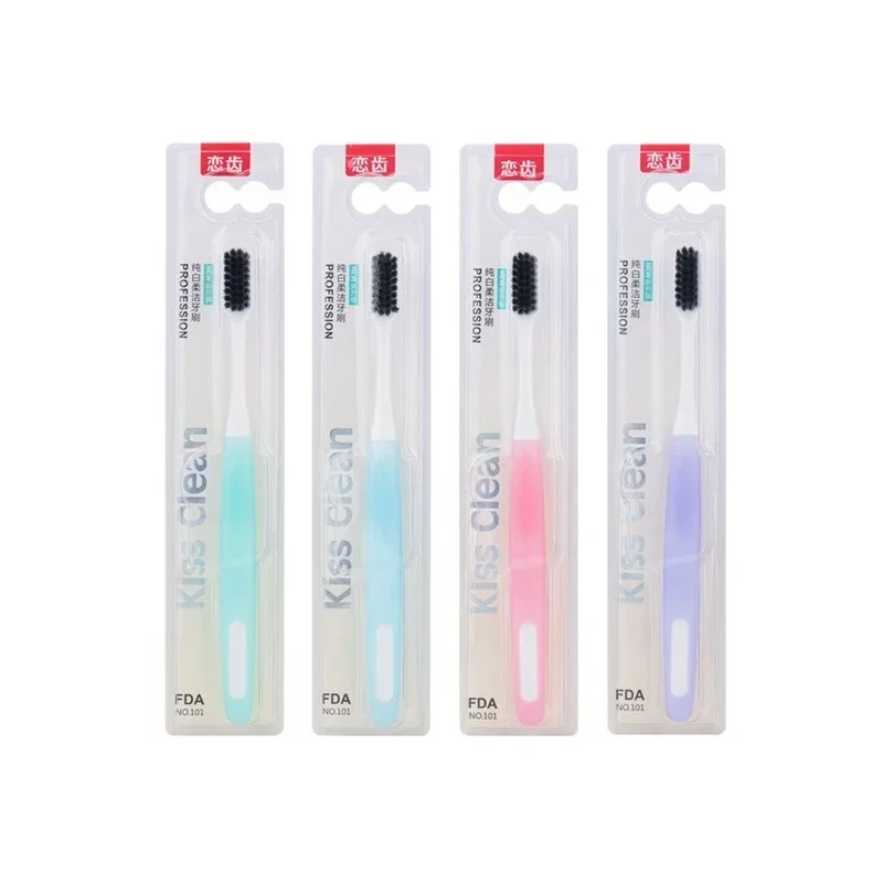 The new Macaron-colored adult toothbrush family size couple toothbrush