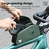 WEST BIKING Bicycle Magnetic Lid Top Tube Bag With Bolts Mounted & Straps MTB Road Bike Waterproof  Front Frame Structured Bag 2