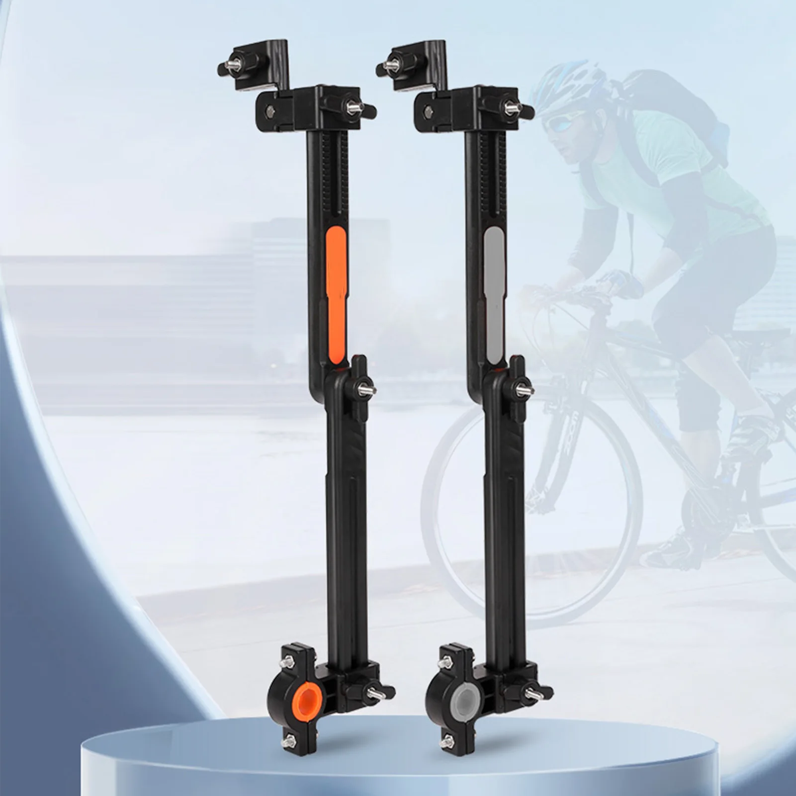 1 PC Bicycle Umbrella Holder Wheelchair Umbrella Connector Stroller Stands Any Angle Swivel Rain Gear Tool