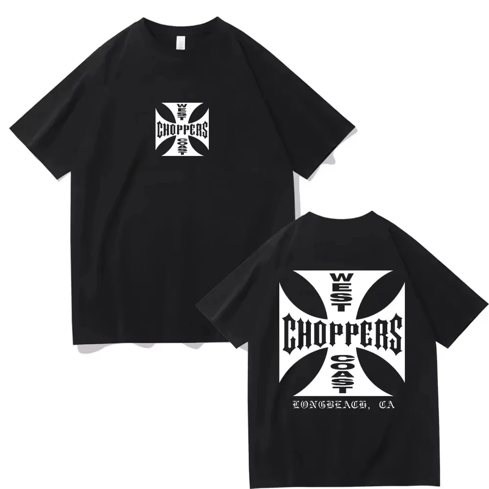 Neues 2026 Classics West Coast Choppers Vintage Grafik-T-Shirt mit Rundhalsausschnitt, lässiger, normale Passform, Unisex-T-Shirt, Sommer-Oberteil