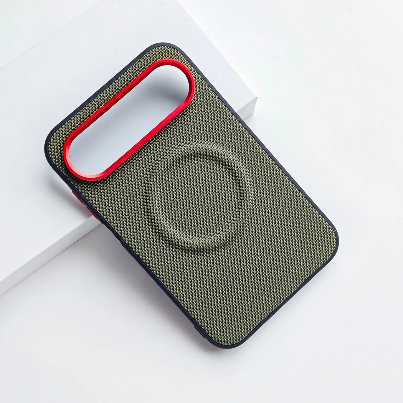Luxury PU Leather Magnetic MagSafe Protective Back Cover Case