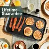 Double Burner Griddle, Compatible with All Cooktops, Oven-Safe up to 500ºF, Metal-Utensil Safe 5