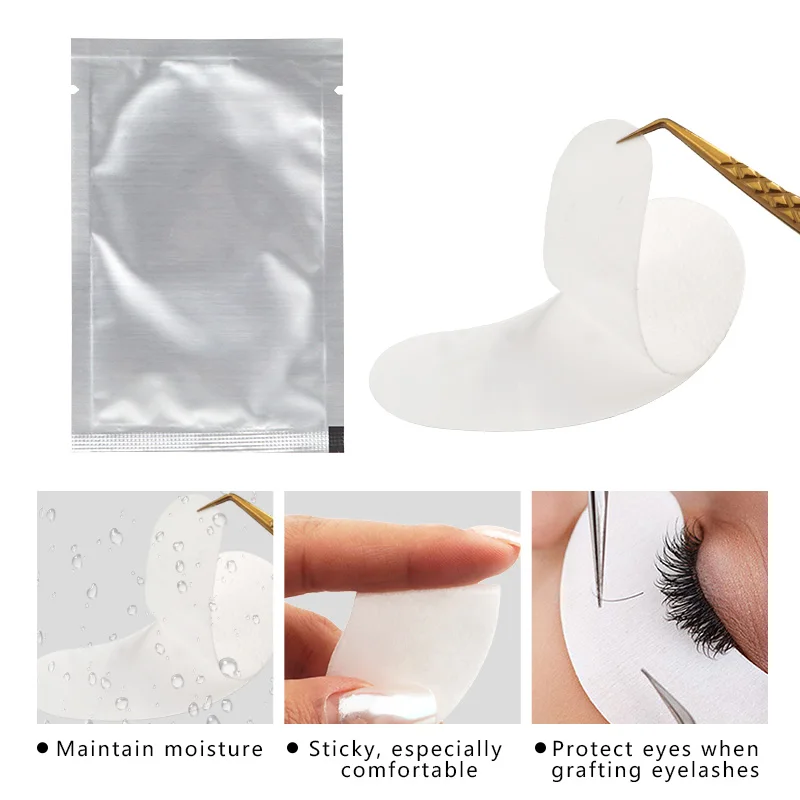 Eyelash Pads 50pairs Grafted Hydrogels Gel Patches