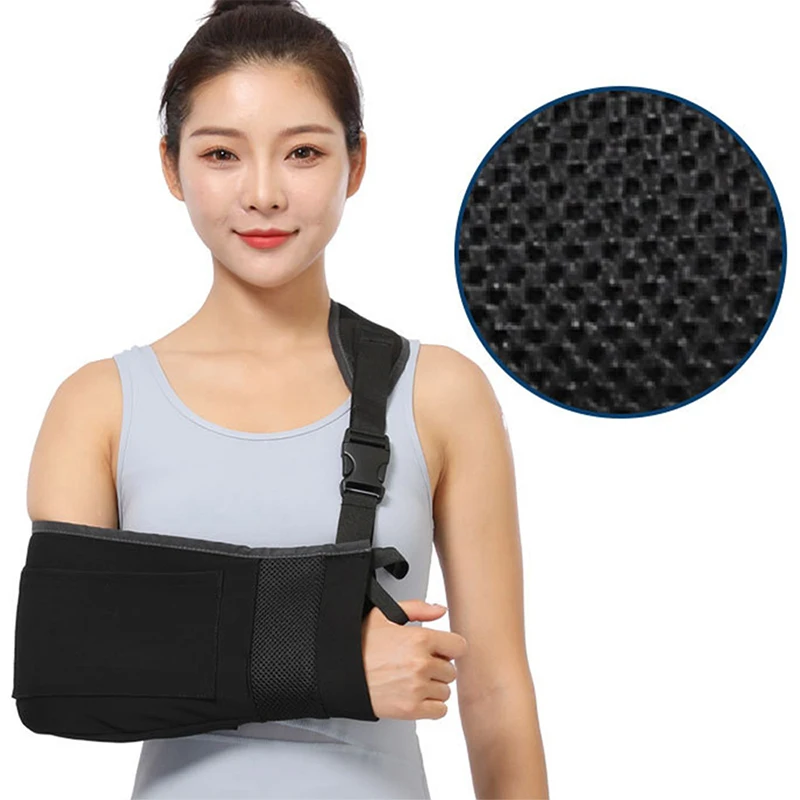 

Breathable Arm Sling Adjustable Arm Support Shoulder Strap for Fracture Wrist Elbow Forearm Support Rotator Cuff Shoulder Injury