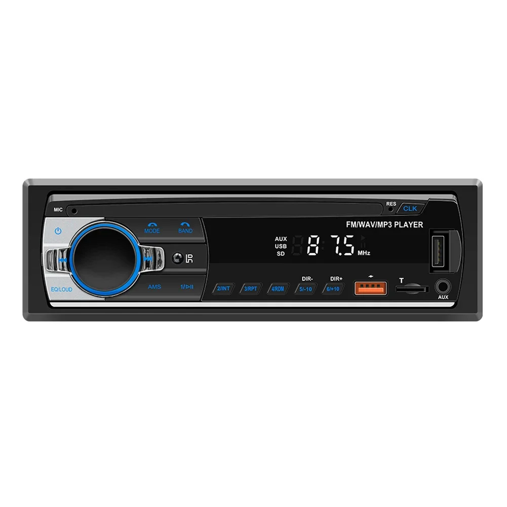 Daily Commute Car MP3 Player AUX Input Stereo 60w Powerful Sound System Usb Audio Player 178x50mm In Dash Installation