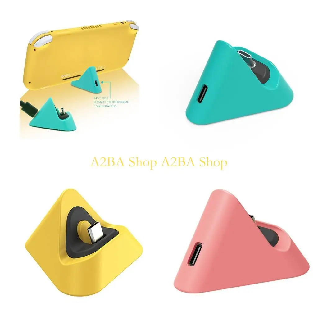 스위치 라이트 게임 콘솔 용 A2BA 호스트 충전기 스탠드 크래들 타입 C 입력..