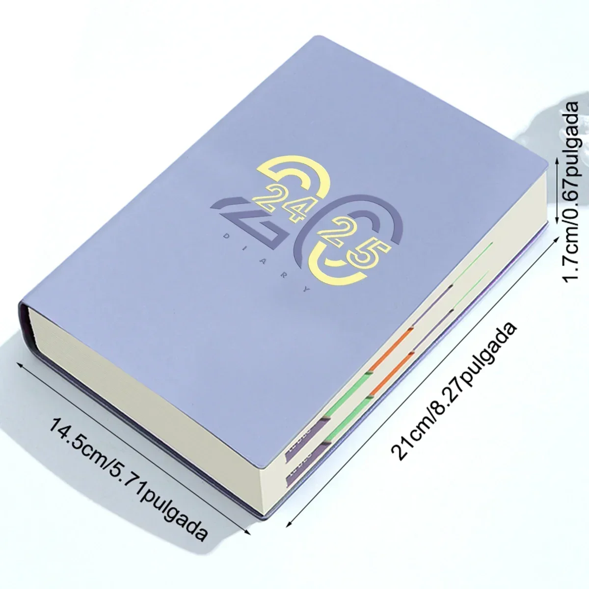 

Мягкий Офис с кожаным календарем 2024-2025 ежемесячно-бумажный 2025 2024 Июль школьные испанские канцелярские принадлежности блокнот планировщик расписания