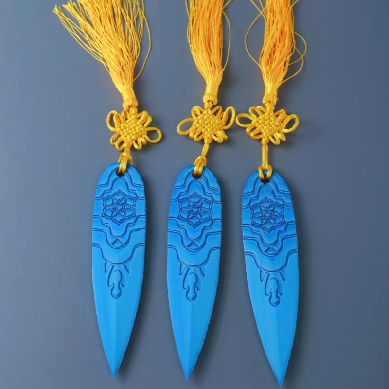 Réplique Des Dagues De Zoe (Prop Daggers) - 3 Pièces, Accessoire Cosplay, Avec Glands Dorés, Pour Collection