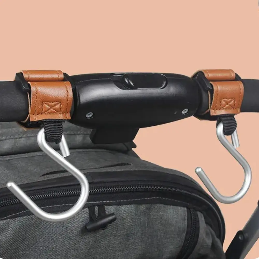 S Shape Baby Stroller Hooks Solid Color Cart Organizer Hanging Hook Stroller Accessories Cartoon Stroller Accessories Cartoon