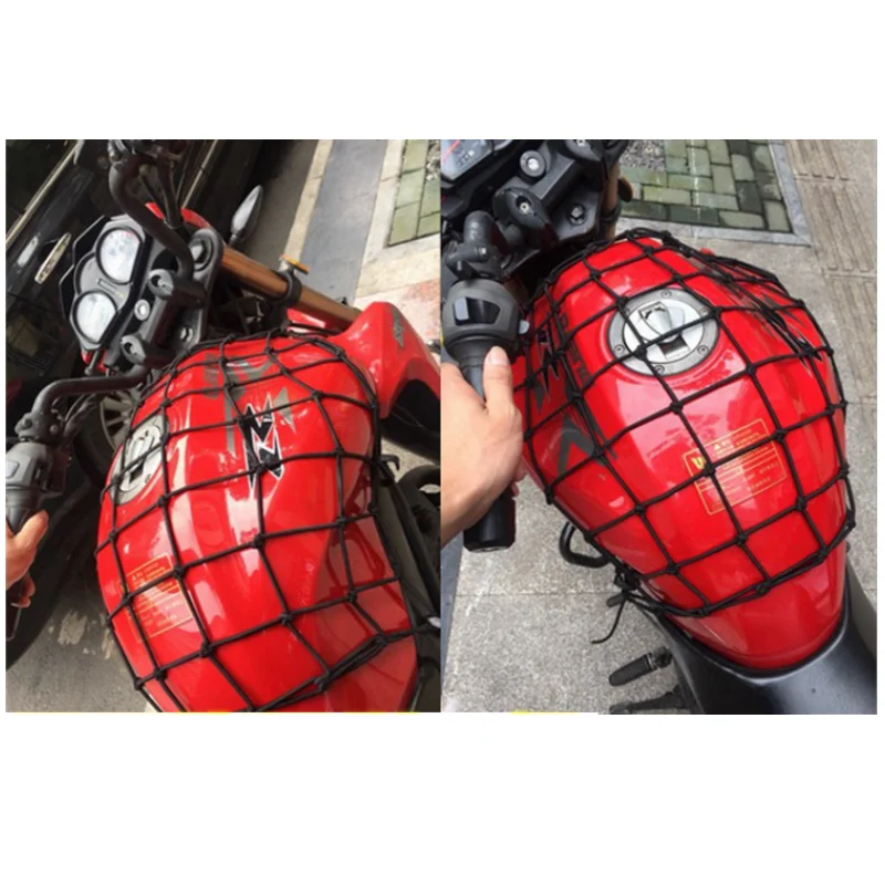 Motorcycle Luggage Net Holder Bike Storage Organizer Motorbike Storage Fuel Tank motorcycle cargo net motorcycle bungee net motorcycle luggage net