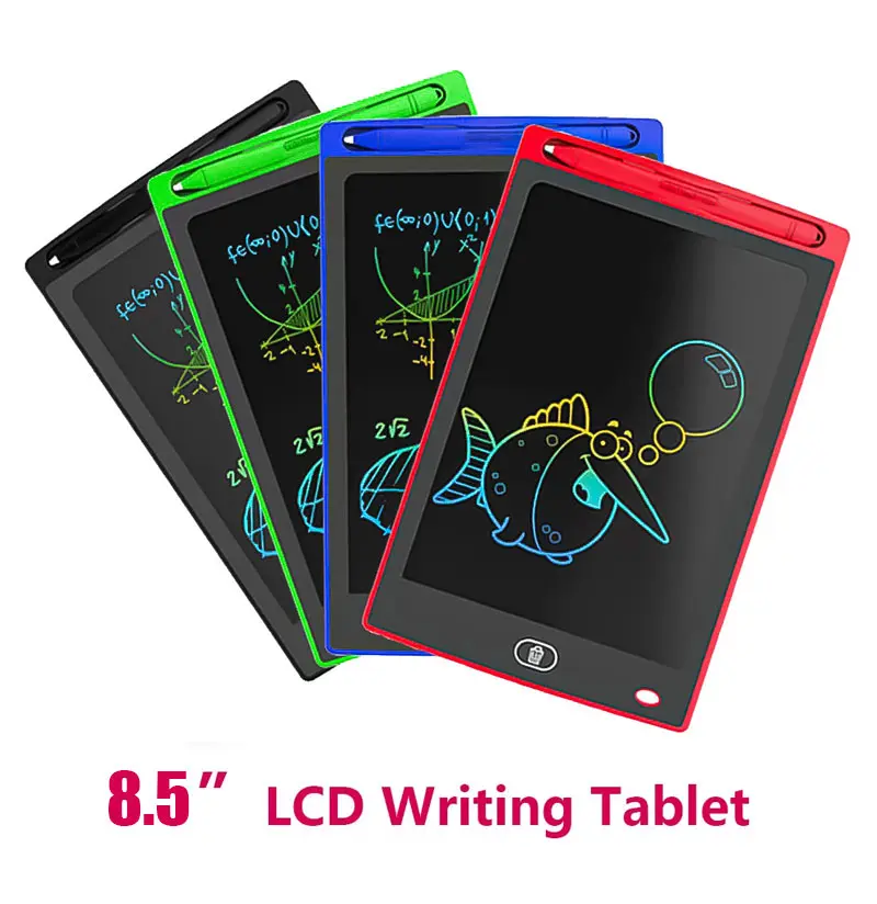 8.5 인치 LCD 드로잉 태블릿 휴대용 컬러 전자 그래픽 보드, 16 레벨 압력 쓰기 학습 패드 아트 도구 선물