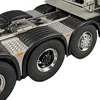 For 1/14 Tamiya RC Truck Metal Anti-skid Decoration Board with LED Lights Side Lamp for Benz Scania MAN Tamiya LESU WPL Tractor 4