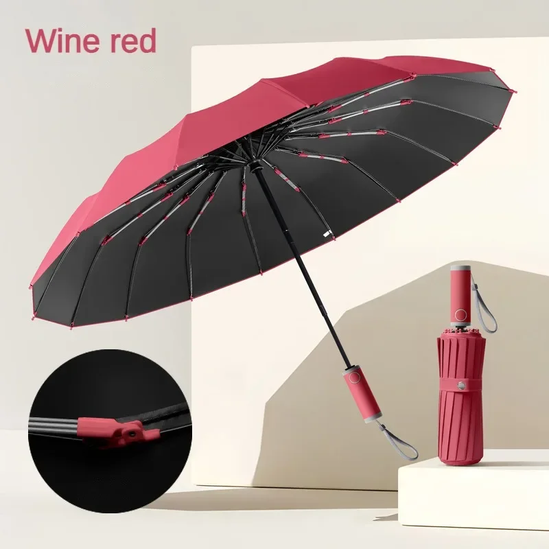 Super Strong Large Automatic Umbrella for Men Women 16K 112Bone folding Windproof Waterproof Anti-UV Rainstorm Special Umbrellas