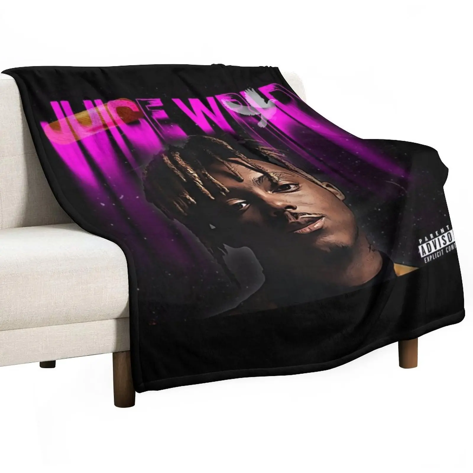 

Juice Wrld Throw Blanket Quilt Blanket Soft Plush Plaid Softest Blanket Summer Bedding Blankets