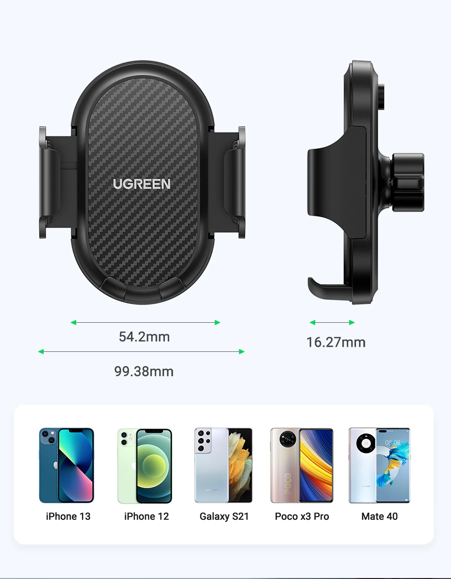 car mount phone holder UGREEN Car Phone Holder For iPhone 12 13 Pro Xiaomi Samsung Huawei Air Vent Car Phone Stand Cellphone Support Mobile Phone Stand mobile phone stand for desk