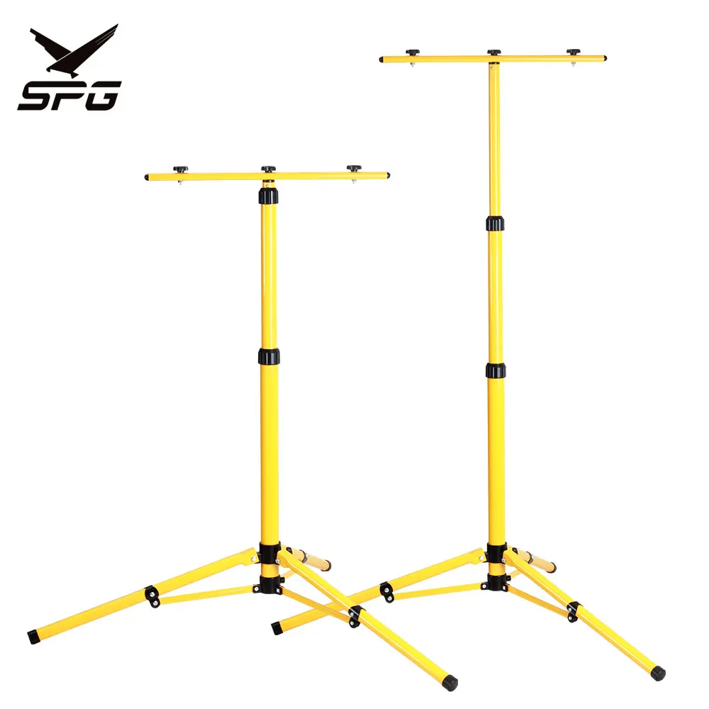 Support De Cible De Tir à L'arc Réglable Et Pliable - Trépied En Métal, Hauteur 63.5 à 160 Cm - Pour Cibles Paille Ou Mousse - 2