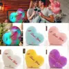 I LOVE U Light Up Pillow Heart Shape 36cm Heart Plush Pillow Soft PP Cotton Led Light Heart Pillow Cushion Ornaments 1