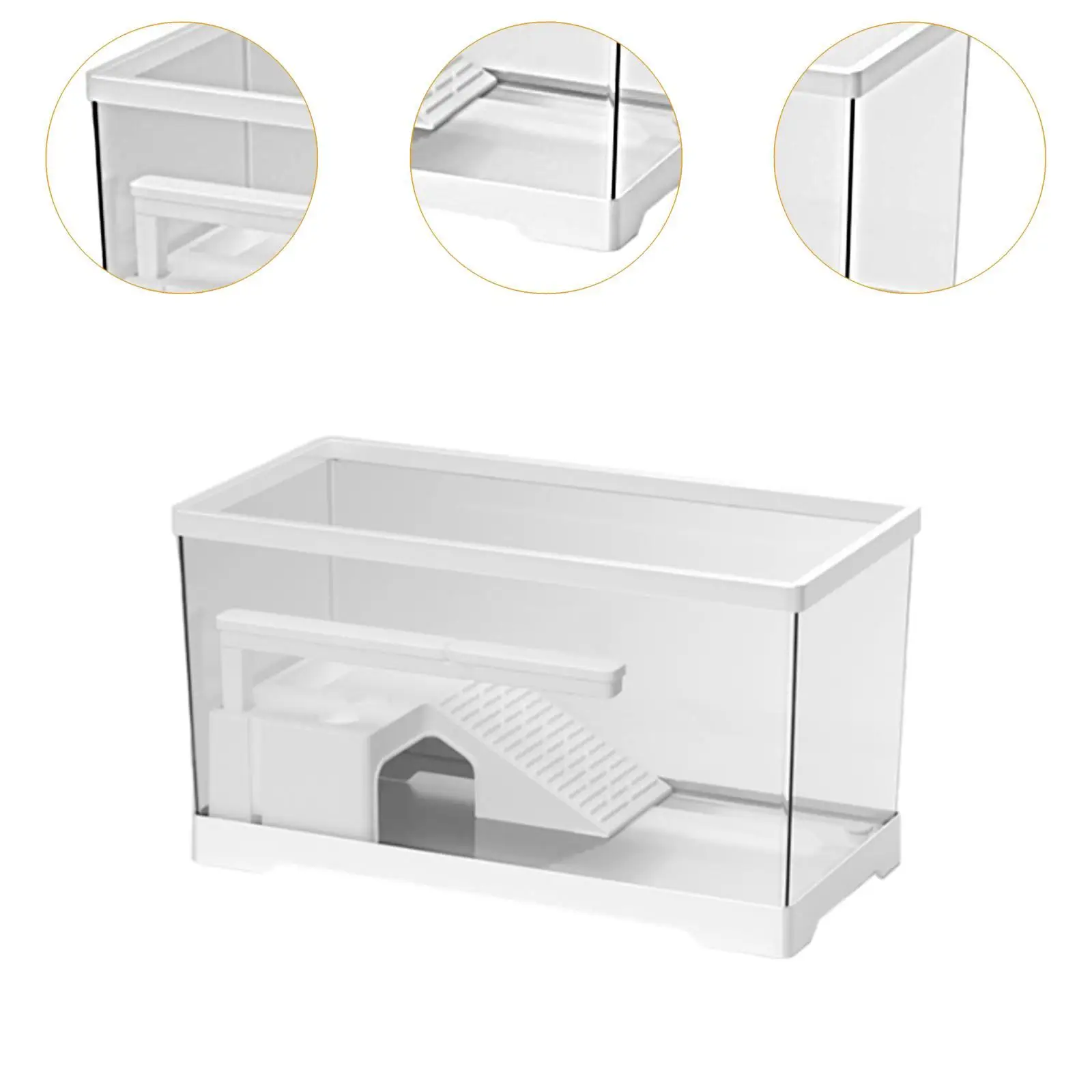 Turtle Tank Basking Ramp Breeding Tortoises Case Bottom Drainage Reptile Habitat Turtle Terrarium Turtle Habitat Indoor Decor