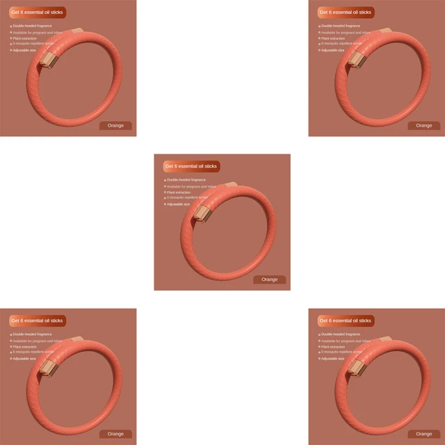 5pcs Sunshine Orange