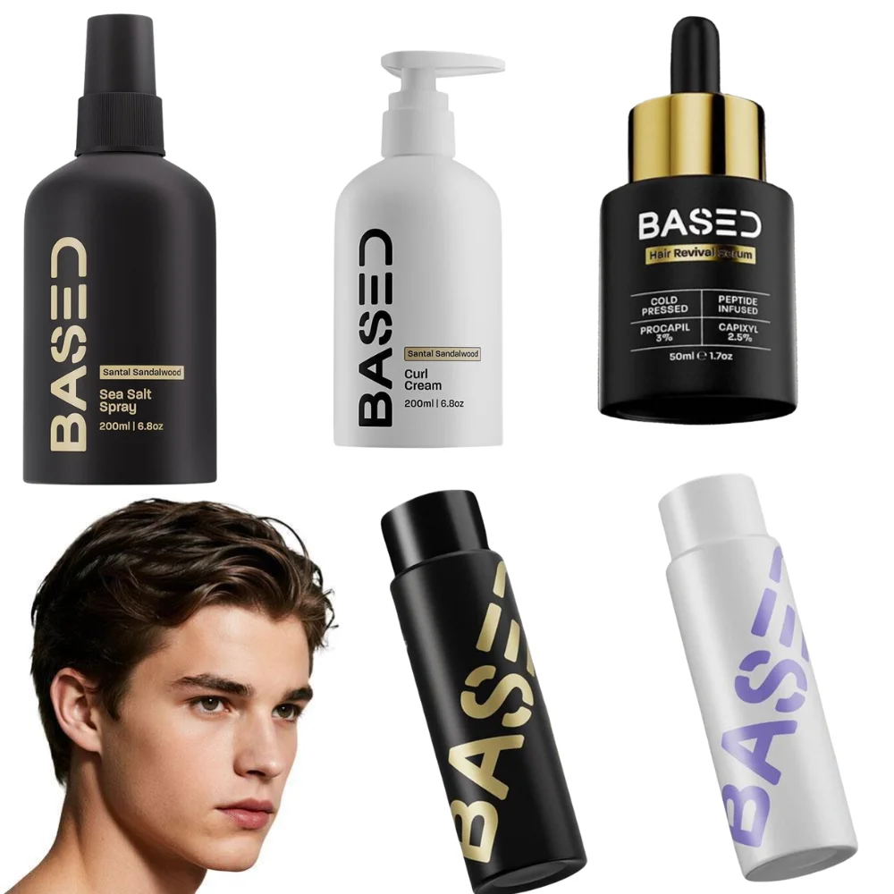 STYLING MINI SALT WATER SPRAY & CREAM POMADE & HAIR SPRAY